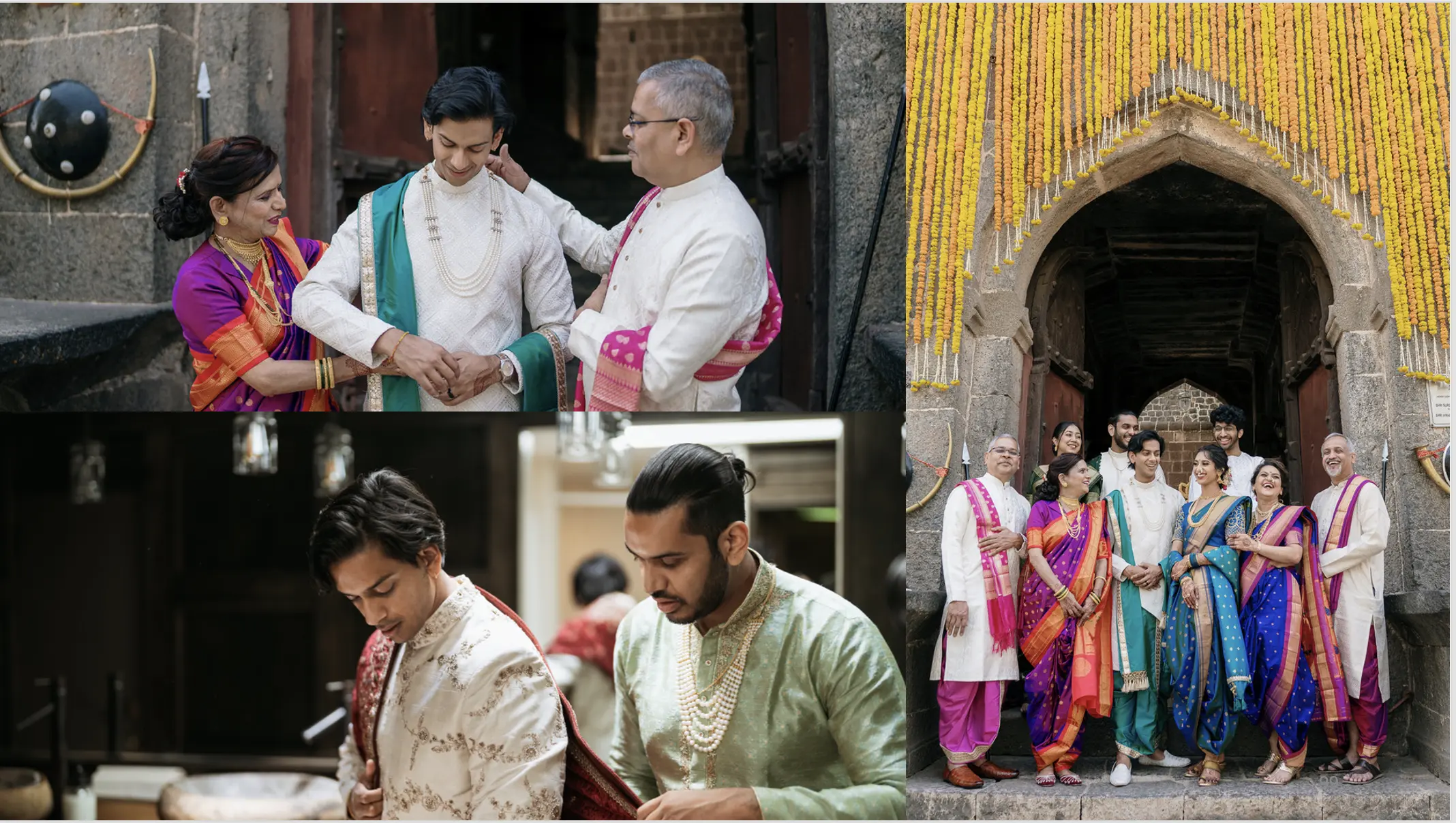 India wedding with family